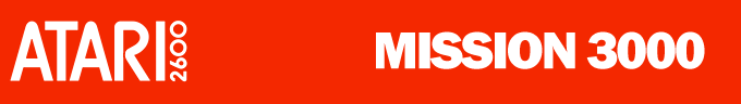 Mission 3000 A.D. logo for Atari 2600